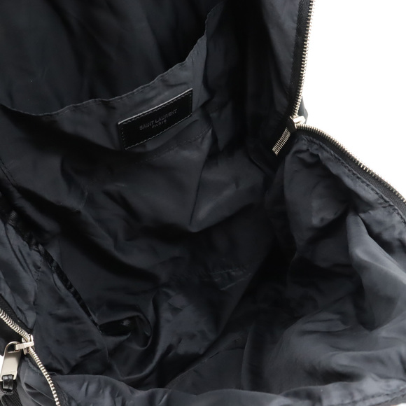 Saint Laurent Foldable City Rucksack Backpack Nylon Black - Picture 5 of 9